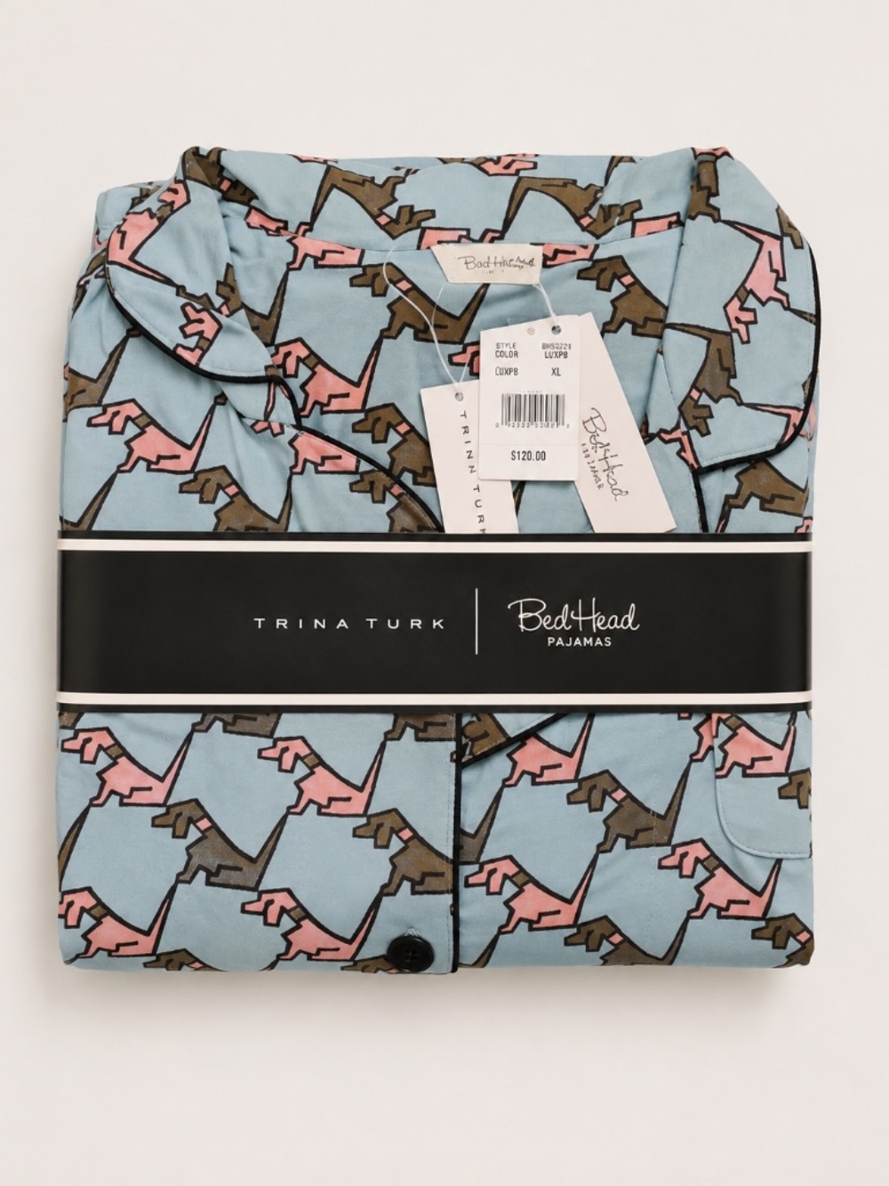 Trina Turk x BedHead Dog Print Pajama Set NWT SIZE XL